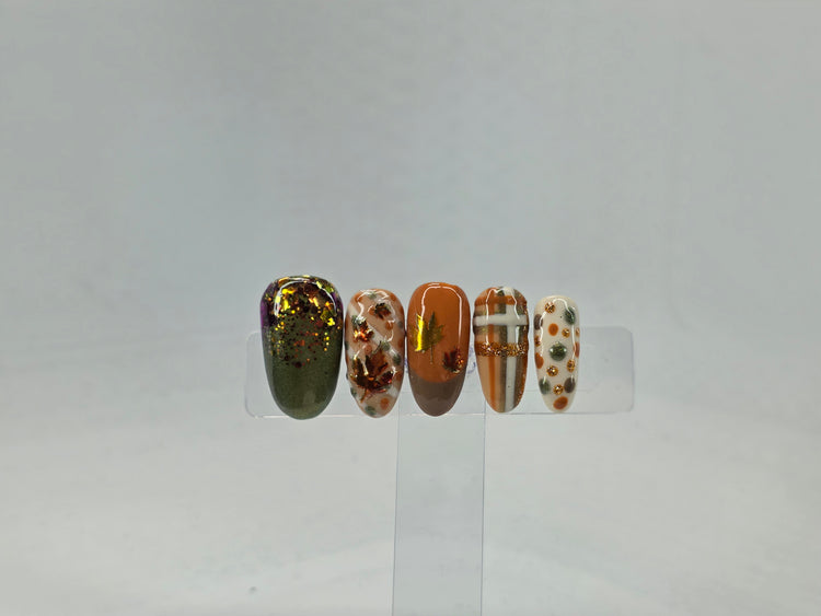 Autumn Whimsy Press-On Nails