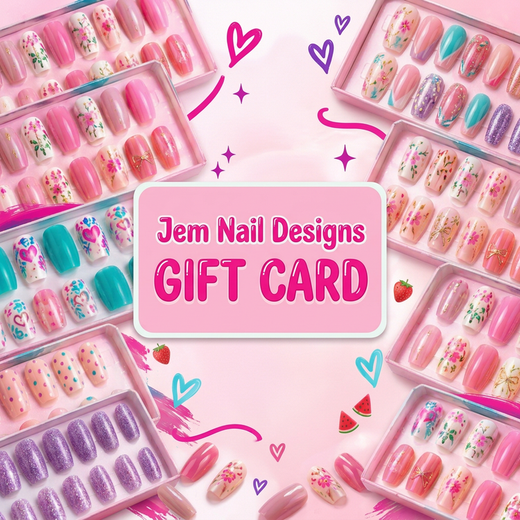 Jem Nail Designs branded gift card