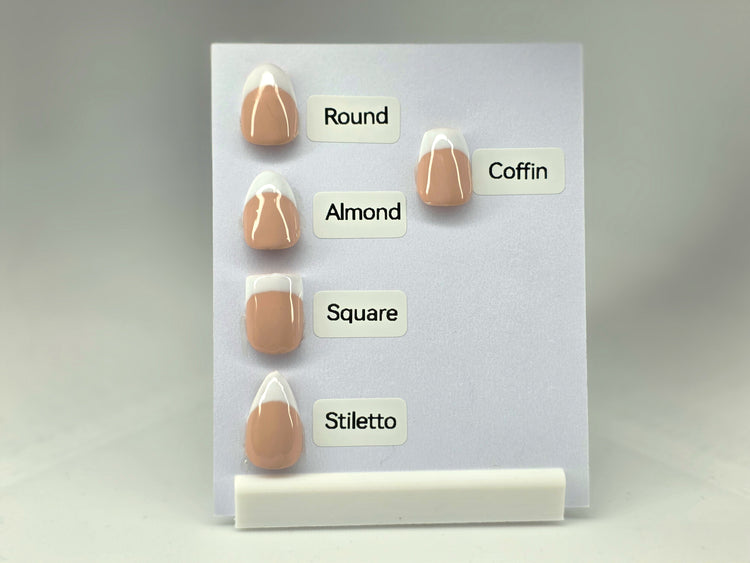 Nail shape guide: round, almond, square, coffin and stiletto